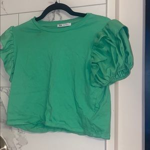 Zara Green Top